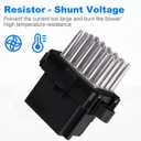 Blower Motor Resistor 4P1594 15141283 Replacement Compatible with Silverado 1500 2500 HD 3500 HD & for Suburban 1500 2500 & for Tahoe & Avalanche & for Equinox 2007-2013 Blower Resistor