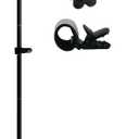 LCCBRO Garden Flag Stand Holder Pole with 5 Prong Base for Outside Double Flag, More Stable Yard Flag Stand Weather Proof, for Small Garden Flags 12 x 18, Holds Flags up to 13" Wide