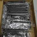 Ravinte 50 Pack Solid 5 Inch Kitchen Square Cabinet Handles Matte Black Drawer Pulls Hardware Flat Black