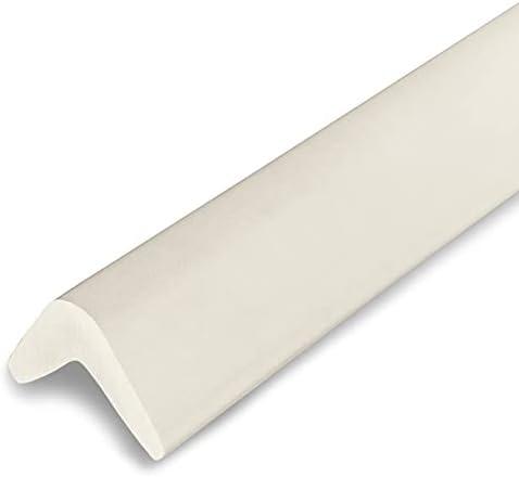 urbanhouse Ultra High-Density Heavy Duty Corner Guard Edge Protector & Bumper for Parking Garages, Workshops and Warehouses - Neutral Off White, 24 Inches - 2 Pack