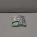 BQLZR Black Luggage Wheels Replacement Plastic Left & Right Swivel Luggage Suitcase Caster Wheels with 4 Holes,Hole Pitch (1.3"/1.54"/1.77"/1.18") 360 Degree Rotation (W041-2-Small)