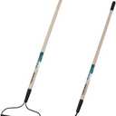 Union Tools Garden Soil Prep Bundle: Bow Rake and Garden Hoe