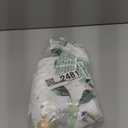 Honellaty Rectangular Polyester Tablecloth, 60" x 102", Green, Watercolor, Zippered, Umbrella Hole, All-Season, Perfect for Outdoor Parties & Daily Use