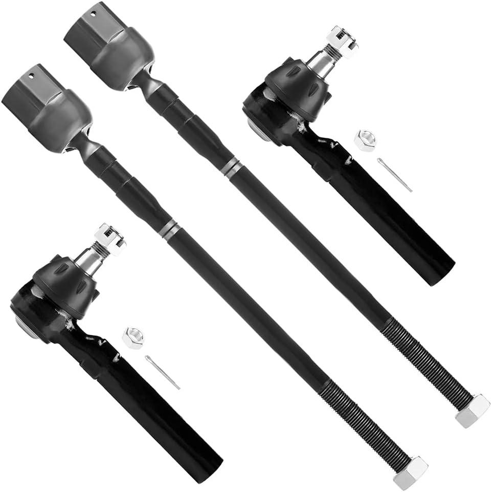 SCITOO 4pcs Suspension Kit For 1994-2004 For Ford for Mustang - With Suspension Parts Inner Outer Tie Rod End