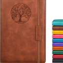 Lined Journal Notebook for Women Men,256 Thick Pages,A5 Hardcover Vintage Leather Journal for Writing,Travel,Business,Work, School,College Ruled Notebooks for Note Taking,Daily Diary 5.7"8.3"