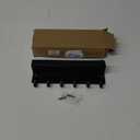VIS'V Magnetic Key Holder Wall Mount, Compact Metal Key Rack with Tray, 6 Hooks, 2 Mount Options, Black