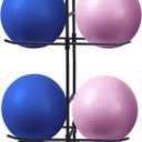 Medicine Ball Rack, Stabilising Ball Rack, Yoga Ball Holder Exercise Ball Holder Equipment Storage Rack for ommercial Gym, Studios, Home Gyms, Compact
