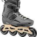 Rollerblade Lightning 90 Men's Urban Inline Skate, Anthracite and Taupe 13-13.5