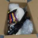 22 Inch Wig Head Mannequin Head for Wigs, Wig Stand with Head for Hair Styling Practice Display Wigs Making Tripod Stand with T Pins Set