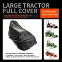 Tractor Covers Waterproof Heavy Duty,Tractor Cover Replace for Kubota,Universal Tractor Cover,600D Oxford Cloth Waterproof(189 L x 76 W x 86 H in)