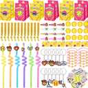 Gifts2U Softball Party Favors, 146 Pcs Softball Goodie Bags Stuffers with Charm Bracelet, Stress Balls, Stickers, Keychain and Softball Accessories, Gifts Bulk for Team Girls Birthday Party.