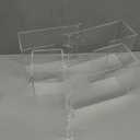 4 Pack Slatwall J Ledge Shelf, Clear Acrylic Slatwall Shelves with Lip Hanging Storage Accessories for Retail Display Boutiques Home Stores Boutiques (12 Inch Wide by 3 Inch Deep,Classic)