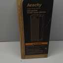 3rd-Gen AEOCKY Space Heater with AI Thermostat, 1500W PTC Electric Heaters for Indoor Use With Remote, 70 Oscillation, Utmost Silence, Safe Portable for Office, Bedroom, Room, Home (Black)