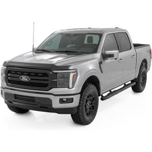 Rough Country Hood Protector for Ford F-150 (2021-2026) – High-Density Thermoplastic, No-Drill 3M Install, Flat Black