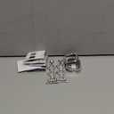 Mesime Compatible with Apple Watch Band 38mm 40mm 41mm 42mm 44mm 45mm 46mm, Women Bling Jewelry Bands with Tempered Glass Screen Protector Case, Shiny Strap for iWatch Series 11/10/9/8/7/6/5/4/3/2/1/SE (Silver)