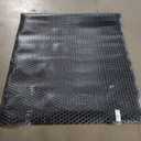 Garage Floor Mats for Under Cars, Thick Rubber Roll - Embossed Diamond Plate for Warehouse Workshop Parking Shed Floor, Easy to Clean and Cut(51" x 63")