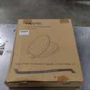 YASFEL Toddler Toilet Seat Built in, Potty Training Toilet Seat for Toddlers, Kids & Adults White Plastic Toilet Seats Standard Round Slow Close with Magnets(White, 16.5)