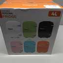 CAYNEL Mini Fridge Portable Thermoelectric 4 Liter Cooler and Warmer for Skincare, Eco Friendly Beauty Fridge For Foods,Medications, Cosmetics, Breast Milk, Medications Home and Travel (Light Green)