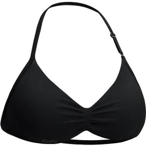 VOYJOY Impact Strappy Bra Sports Bras for Women Basic Crop Workout Sexy Tank Gym Yoga Bra (Black, XL)