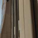 Adjustable Panel Track Blinds Manual Blackout Vertical Blinds for Sliding Door (Blackout - Texture White, 74" W x 96" H)