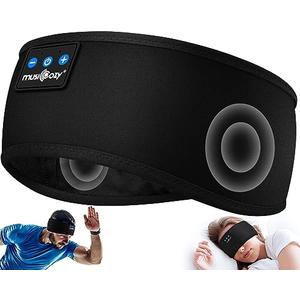 MUSICOZY Sleep Headphones Bluetooth 5.4 Headband, Sports Wireless Earphones Sweat Resistant Earbuds Sleeping Headphone with Ultra-Thin HD Stereo Speaker for Workout Running Cool Gadgets Unique Gifts