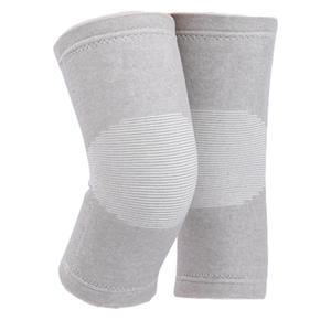 Bamboo Charcoal Knee Sleeve - Bamboo Compression Knee Sleeve for Men and Women - Elastic Warm Knee Brace for Arthritis (Gray, Medium)