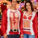 RAISEVERN Ugly Christmas Sweatshirts for Men Women Funny Pullover Sweaters for Xmas Holiday (S)