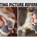 Zeroest Baby Photography Props Newborn Boy Photo Shoot Outfits Infant Gentleman Suit Lattice Outfit Hats (Black+white)