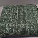 Uphome Washable Runners for Hallways, 2x6 Vintage Kitchen Runner Rug Non Slip, Farmhouse Soft Hallway Rug Low Pile, Stain Resistant Entryway Carpet Runner for Laundry Bedroom Bathroom, Olive Green