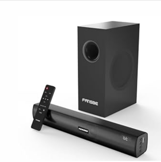 Fansbe Smart Home Theater Sound Bar Wall Mount, HEI