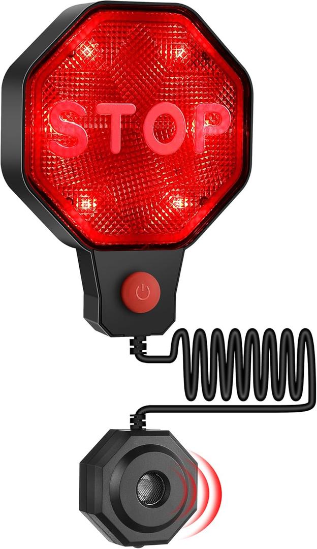 1 Pack Adjustable Garage Parking Sensor Aid with with Red/Yellow/Green LED Display, Garage Parking Aid Set Stop Distance 6"6 ft, Battery (Not Included) or USB Powered, No-Drill Installation (Black)