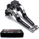 For Suzuki DL1000 V-Strom XT V Strom 2002-2023 2023 Motorbike Accessories Handle Brakes Clutch Levers Vstrom DL 1000 XT (Grey), Gray, Motorcycle Brake Clutch