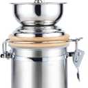 Easyworkz Manual Coffee Grinder - Adjustable Settings, Airtight Canister - Coffee Bean Mill Tool for Kitchen, Hand Crank Coffee Grinder
