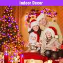 Nisocy 200 LED String Lights Outdoor Waterproof  Purple Orange Fairy Lights with Plug, Connectable Christmas Tree Lights for Patio, Garden, Bedroom, Wedding, Party, Decor (66FT)