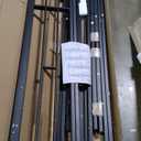 Queen Over Queen Bunk Bed, Metal Bunk Bed Frame Heavy Duty Bunk Beds Loft Bed Frame with Ladder and Guardrail Metal Slats No Box Spring Required for Adults Teens, Black