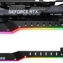 EZDIY-FAB GPU Holder Brace Graphics Card GPU Support Video Card Holder Bracket with 5V 3 Pin ARGB LED, Video Card Sag Holder/Holster Bracket Support RX6700,RTX3090- 309EZ-Black