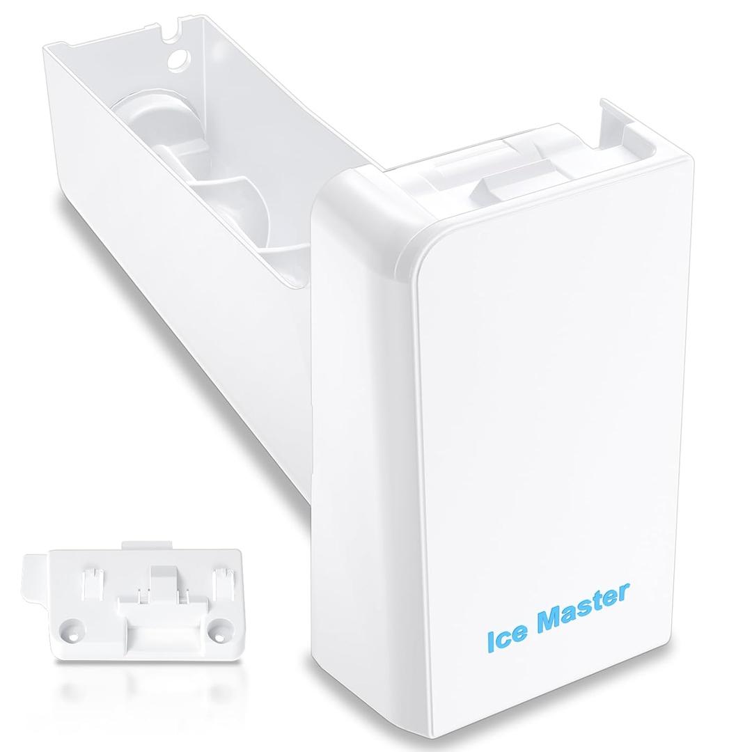 Upgraded RF28HMEDBSR RF263BEAESR RF265BEAESR RF26J7500SR Ice Maker DA97-14474C Refrigerator Ice Bin Replacement Compatible with Samsung Ice Maker Replacement DA97-14474A Ice Tray Ice Bucket Assembly