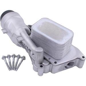 MOTOKU Aluminum Oil Cooler Filter Housing with Gasket Assembly for BMW X1 X2 i8 Mini Cooper Clubman Countryman 1.5 2.0