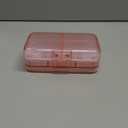 FYY Weekly Pill Organizer with Labels, 8 Compartments Travel Daily Pill Case Airtight Moistureproof Large Pill Box to Hold Vitamins, Fish Oil, Supplements, Cotton Swab and Bandages-Pink