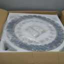 FRIXCHUR 42" Crystal Chandelier Fan Dimmable Fandelier Ceiling Fans with Light and Remote Retractable Blade Ceiling Fan Modern LED Fandeliers for Living Room Bedroom