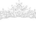 Crystal Tiaras & Crowns for Women, Bride Royal Queen Headband Princess Headpieces for Birthday Cake Crown & Prom Pageant Party