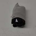 Upgraded Travel Pillow, U-Shaped Airplane Head Strap for All Heights, 360 Support, 3D Sleep Mask, 100% Light Blocking, Long Flights Essentials Headrest, Stop Bobblehead, Black