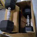 CAP Barbell Coated Dumbbell Weight | 4 Pairs, (5 lb x 2, 15 lb x 2, 20 lb x 2, 25 lb x 2)