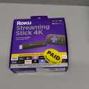 Roku Streaming Stick 4K - HDR & Dolby Vision Roku Streaming Device for TV with Voice Remote & Long-Range Wi-Fi - Free & Live TV