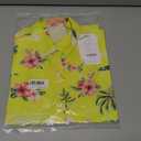 SSLR Big Girls Hawaiian Shirt Beach Tropical Summer Casual Short Sleeve Button Down Shirt