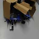 Drive Medical Blue Streak Wheelchair with Flip Back Desk Arms, Elevating Leg Rests, 16 Inch Seat