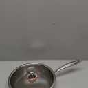 Titanium Hammered Pan Pro with Lid - 11.02 Inch Titanium Frying Pan | Scratch-Resistant, Even Heating Cookware for All Stovetops (11in-With Lid)