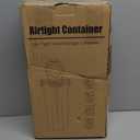 Cereal Containers Storage Set (4L / 135.2oz), 4PCS Airtight Food Storage Containers with Lids, Cereal Dispensers for Kitchen Pantry Organization and Storage with Pour Spout, 20 Labels, Marker