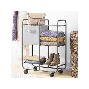 Whitmor Rolling 6-Shelf Organizer