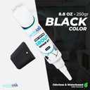 PentaUSA Tile Grout Repair Kit - Black Premixed Acrylic Sanded Grout Filler for Bathroom, Shower, and Kitchen Tile Repair, Water-Resistant Tube with Applicator, Fills Cracks and Gaps, (8.8oz / 250g)